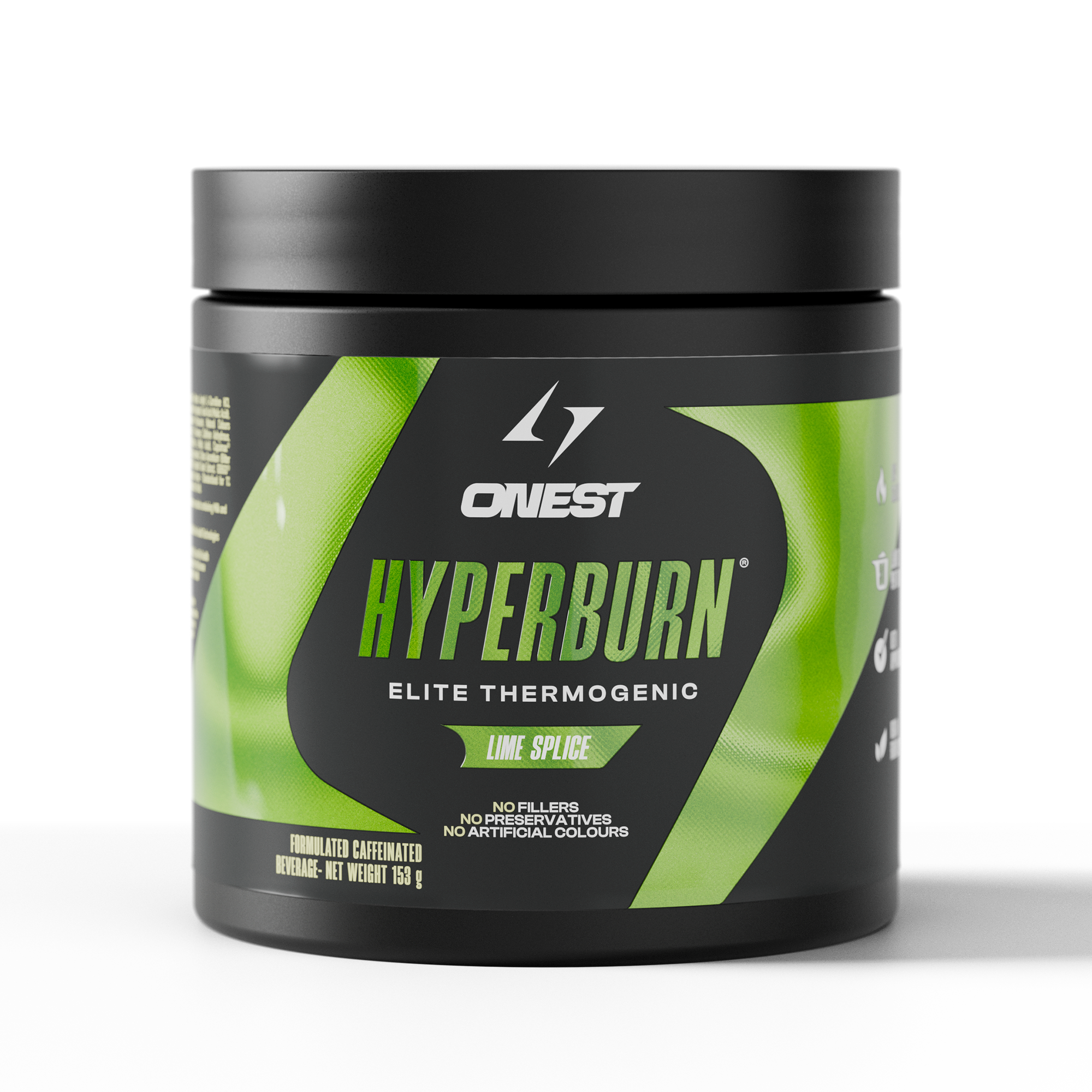 Onest Hyperburn Elite Thermogenic supplement container on a white background