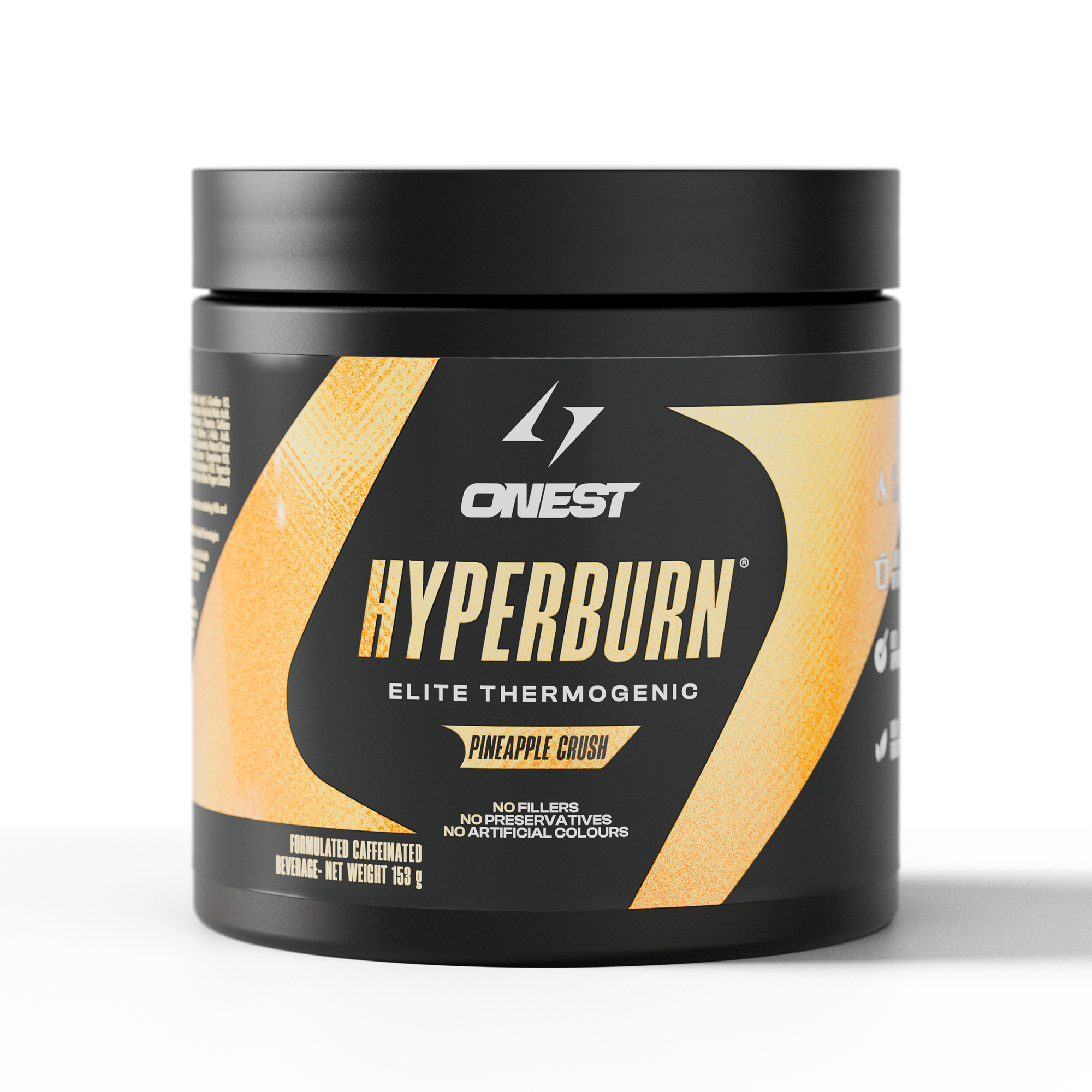 Onest Hyperburn supplement container on a white background