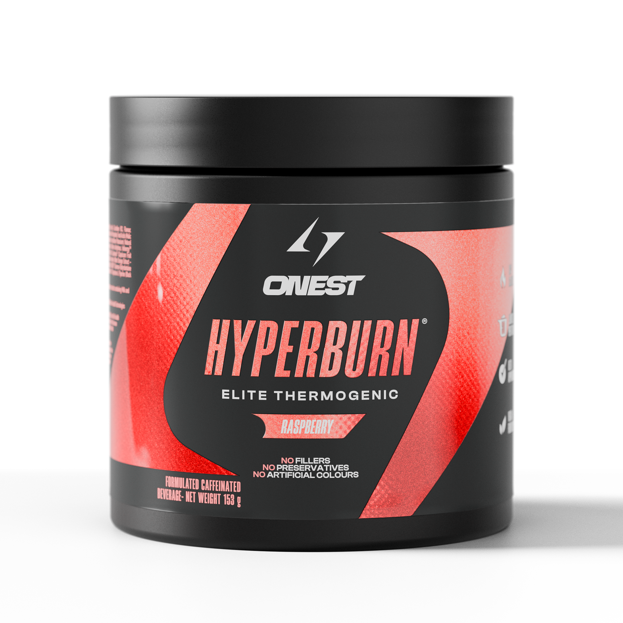 Onest Hyperburn Elite Thermogenic supplement container on a white background