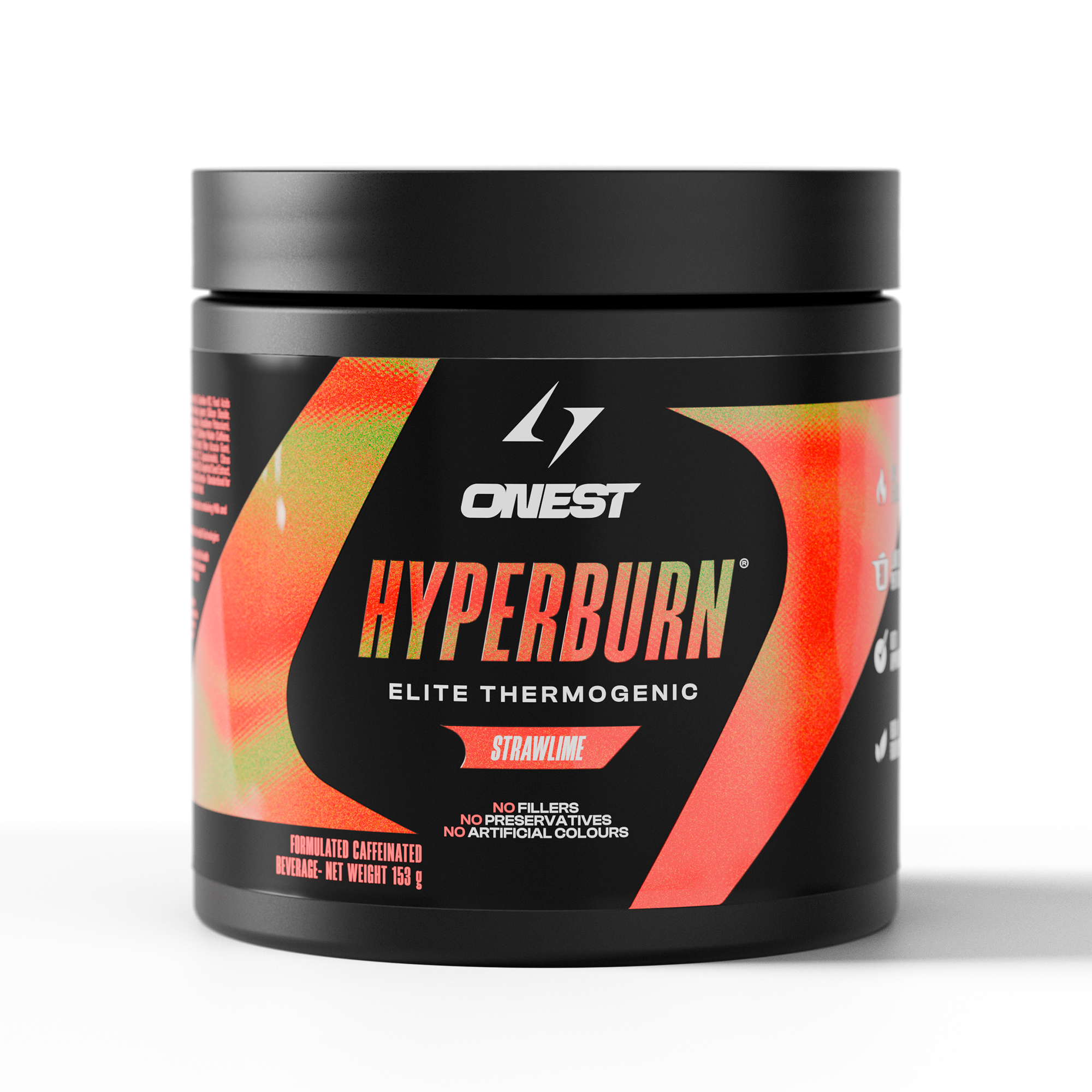Onest Hyperburn Elite Thermogenic supplement container on a white background