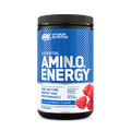 Optimum Nutrition Amino Energy supplement container on a white background