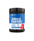 Optimum Nutrition Amin.O Energy supplement container on a white background