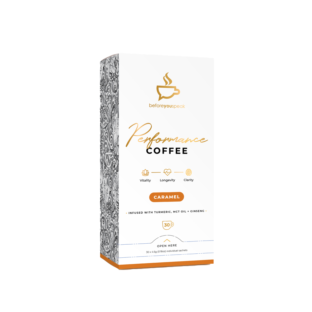 Before You Speak Performance Coffee
