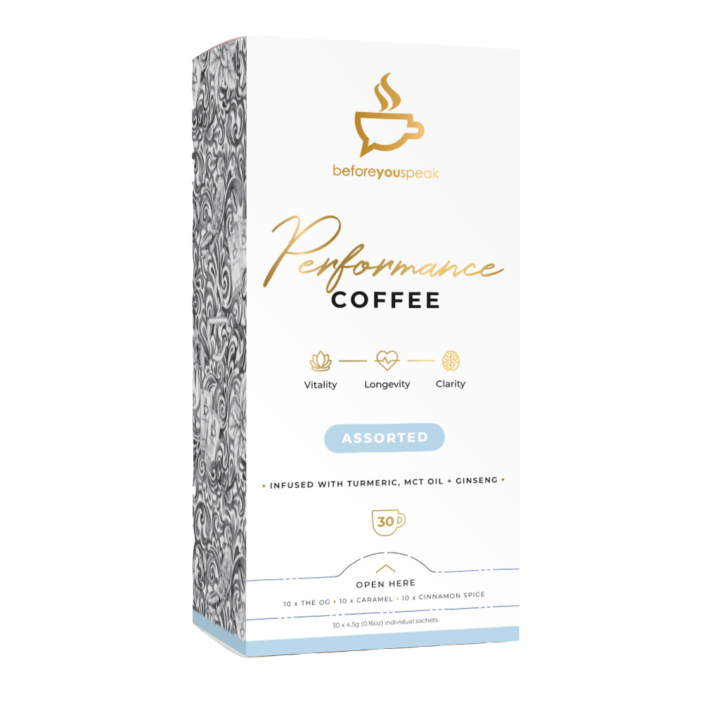 Before You Speak Performance Coffee
