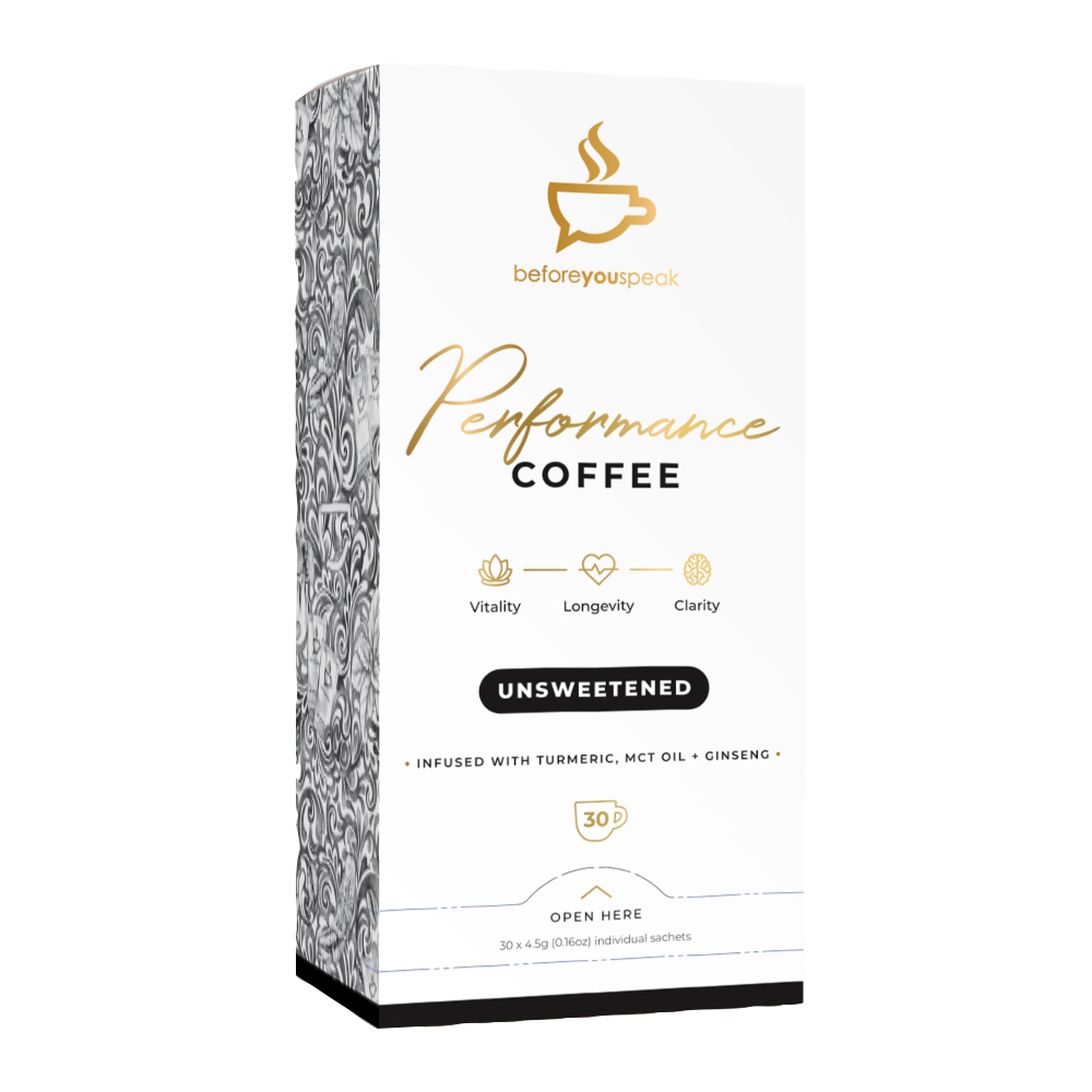 Before You Speak Performance Coffee