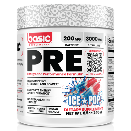 Basic Supplements PRE Energy and Performance Formula