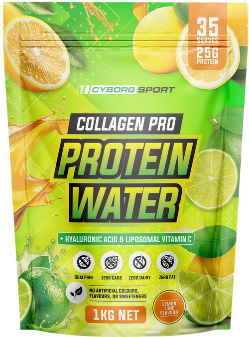 Cyborg Sport Collagen Pro Protein Water 1kg Lemon Lime