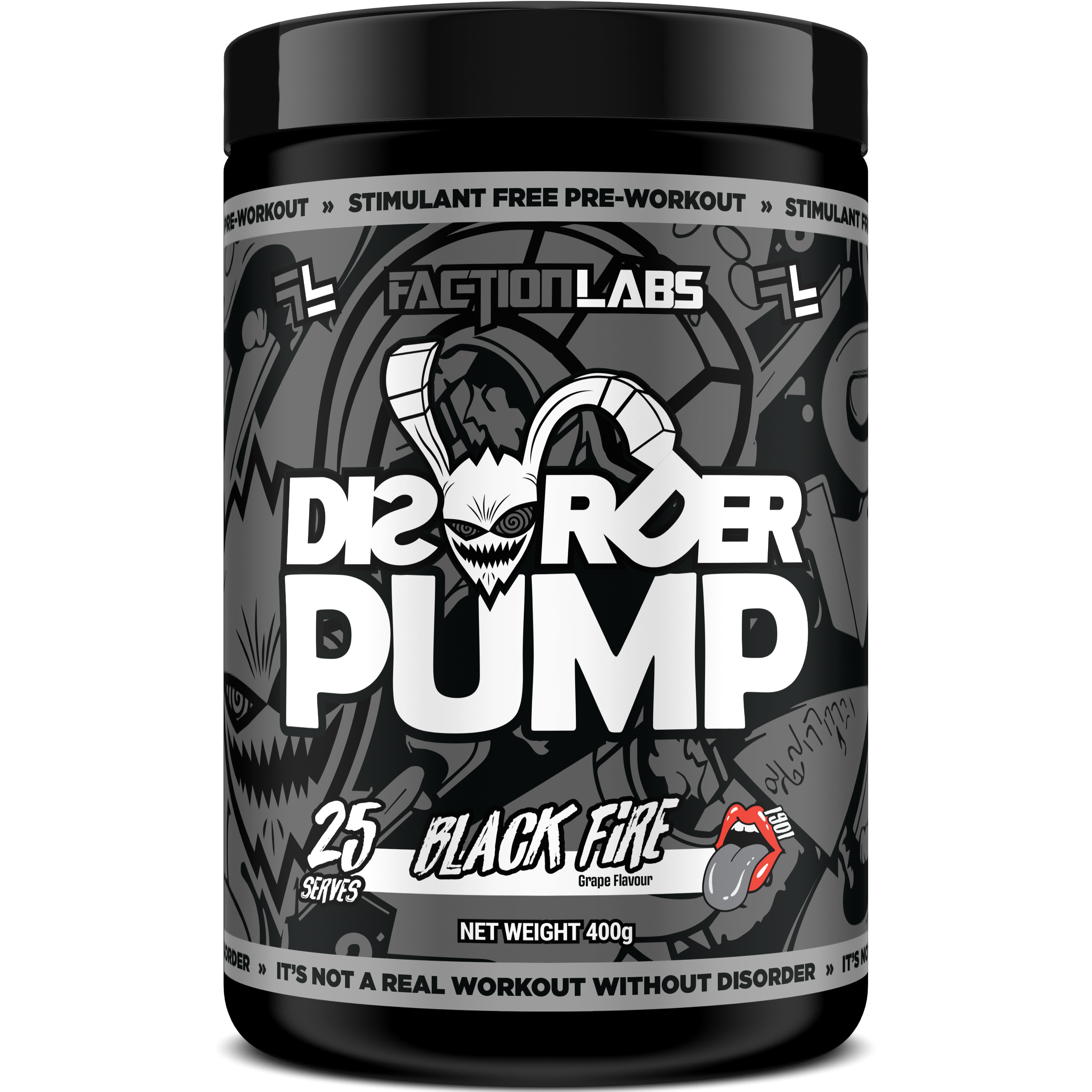 Faction Labs Disorder Pump Stimulant Free Pre-Workout
