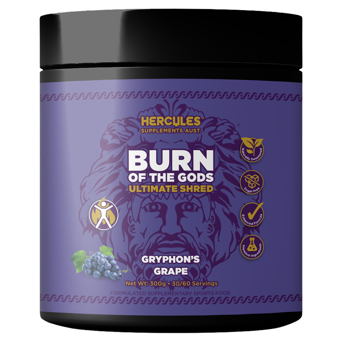 Hercules Burn of the Gods Ultimate Shred - Athena's Mixed Berry