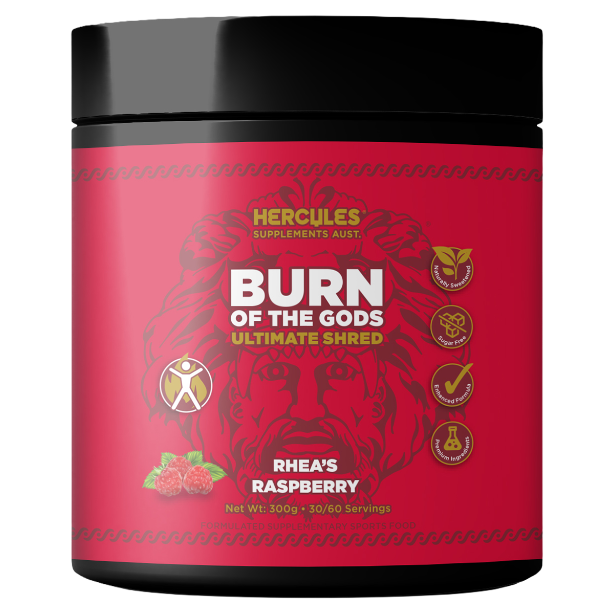 Hercules Burn of the Gods Ultimate Shred - Athena's Mixed Berry