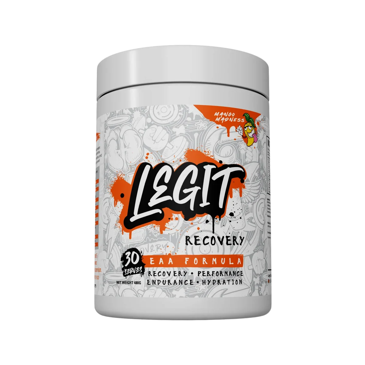 Legit Recovery EAA Formula Mango Madness 480g