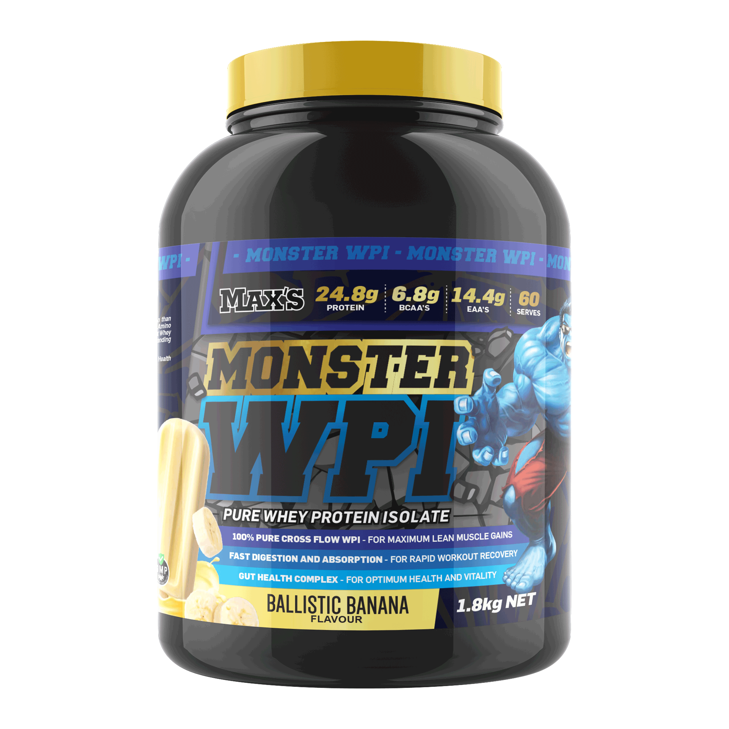 Max's Monster WPI – Pure Whey Protein Isolate