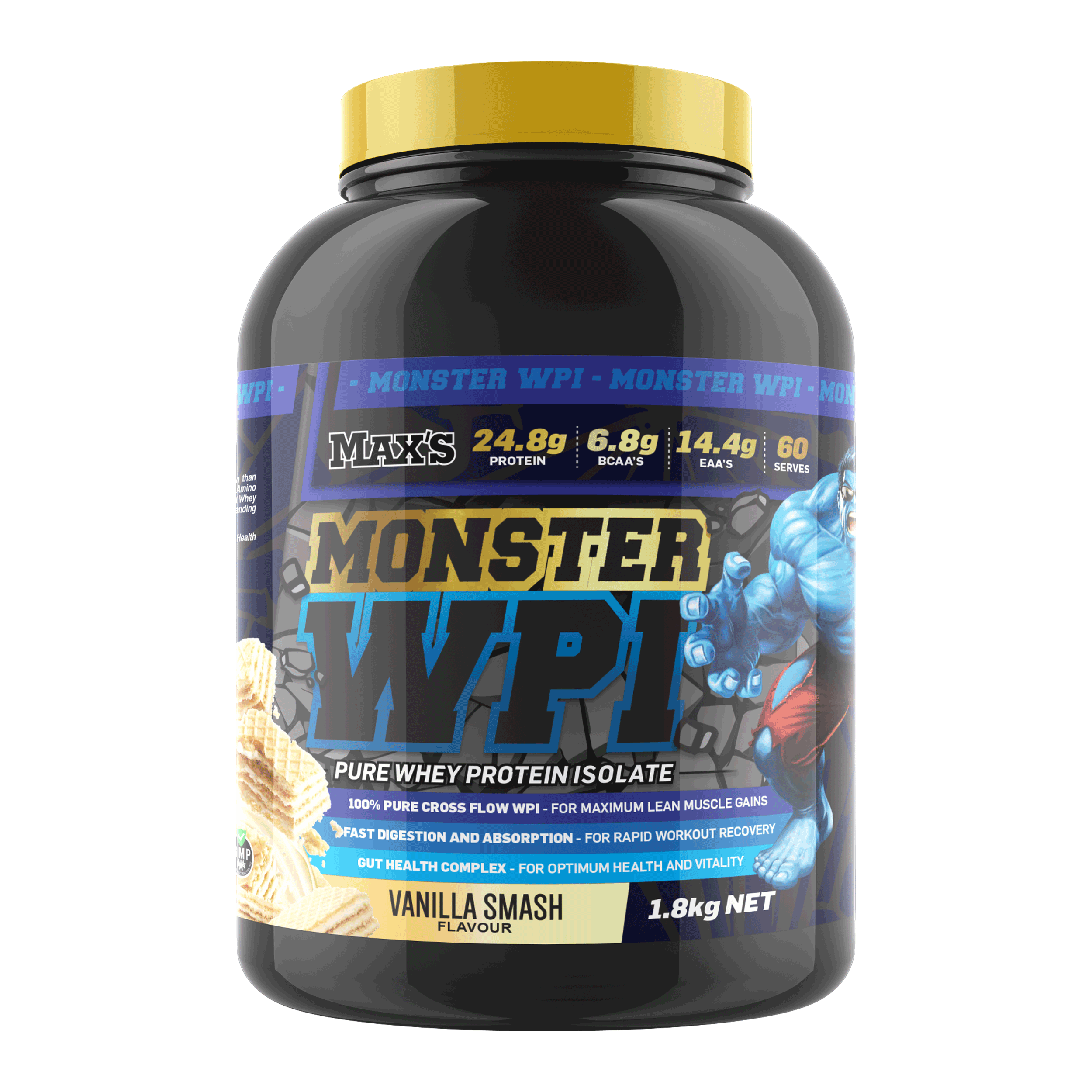 Max's Monster WPI – Pure Whey Protein Isolate