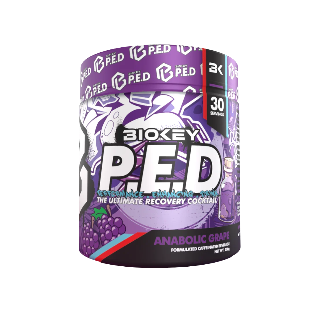 Biokey P.E.D Performance Enhancing Drink 270g Anabolic Grape