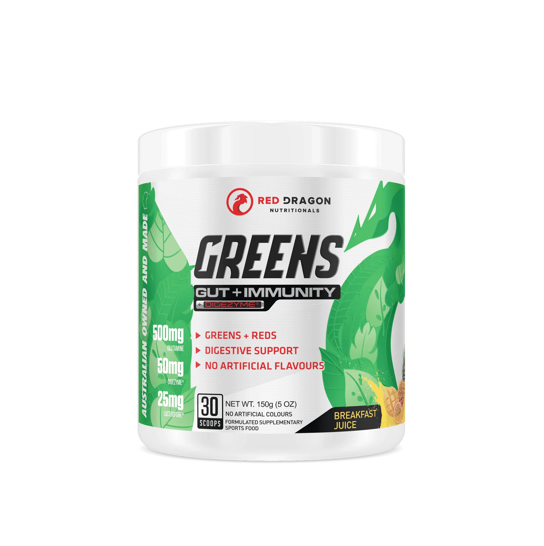 Red Dragon Nutritionals Greens Gut + Immunity