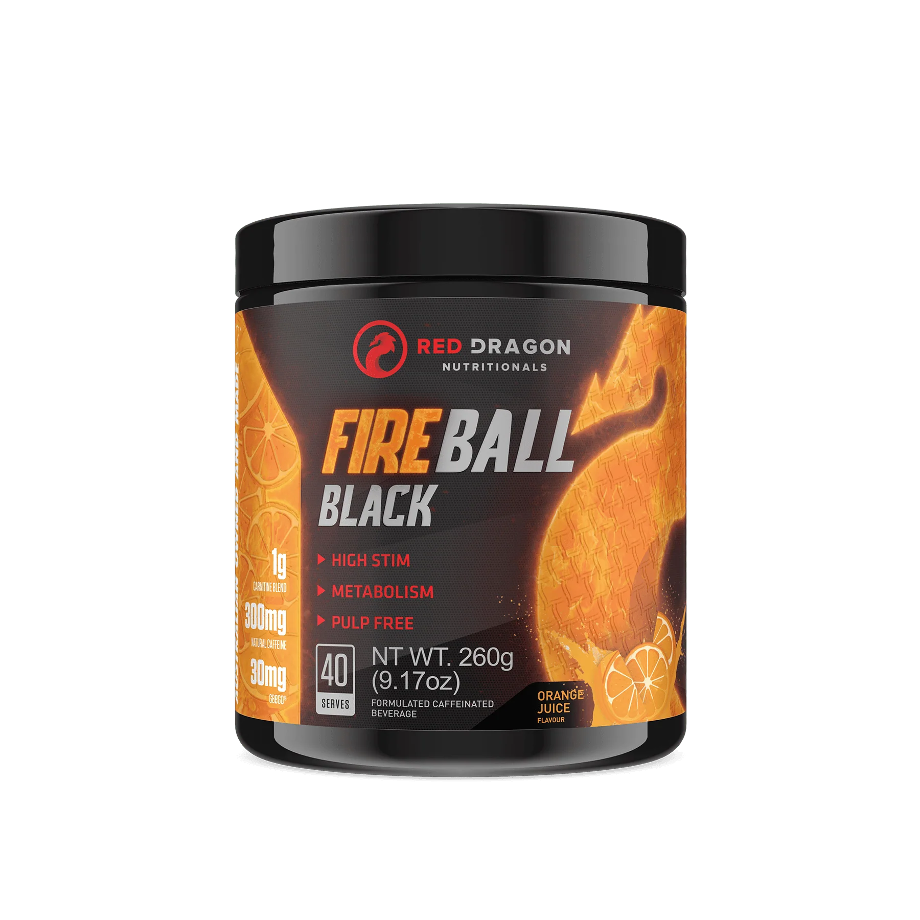 Red Dragon Nutritionals Fireball Black