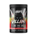 Krupt Villain pre-workout supplement container on a white background