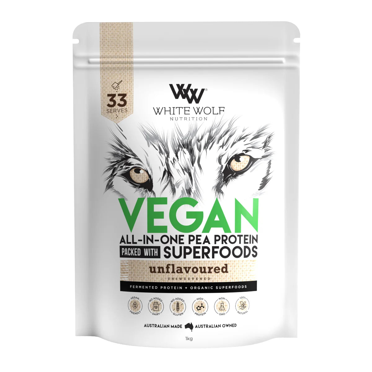 White Wolf Nutrition Vegan All-In-One Pea Protein