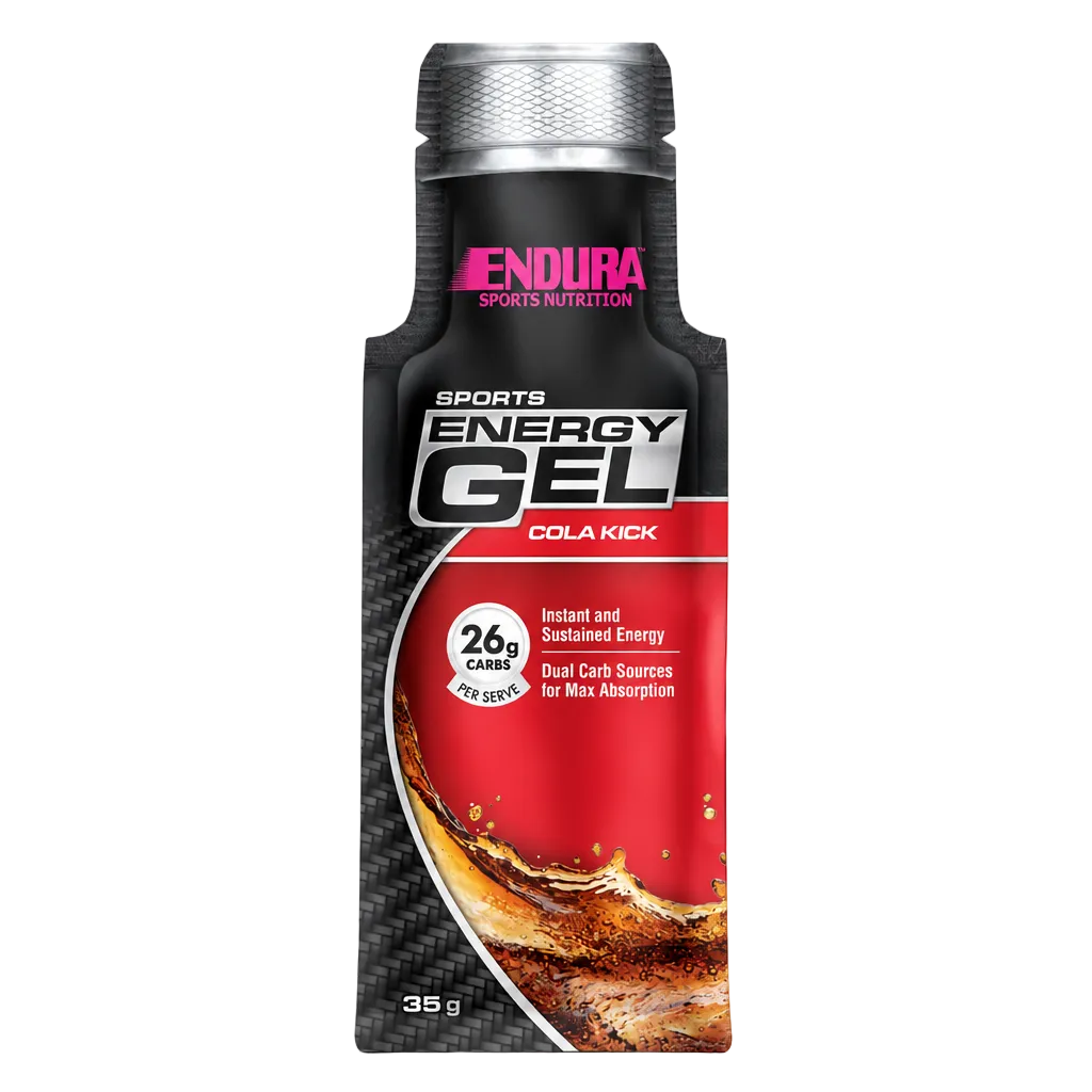 Endura Energy Gel Cola on white
