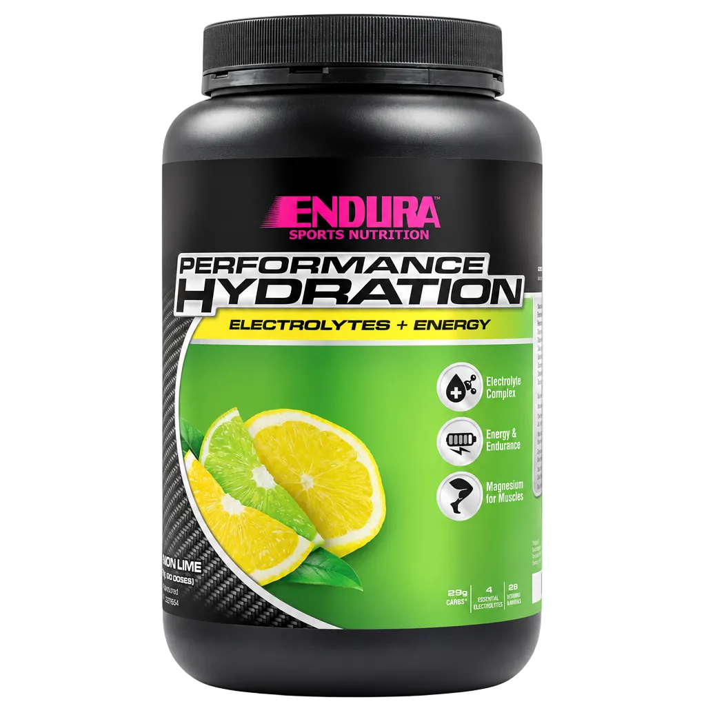 Endura Performance Hydration Lemon Lime second shot on white