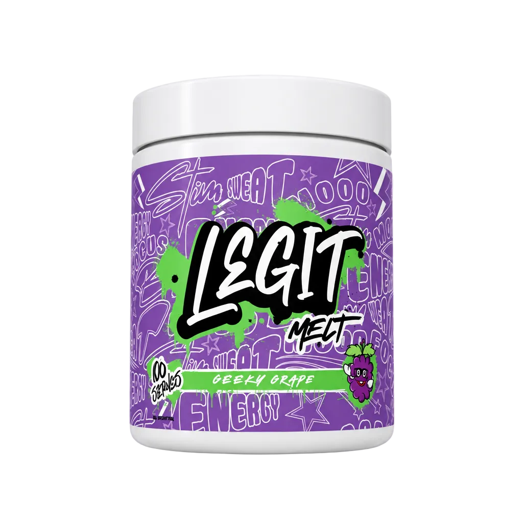 Legit Melt Geek Grape on clean white background