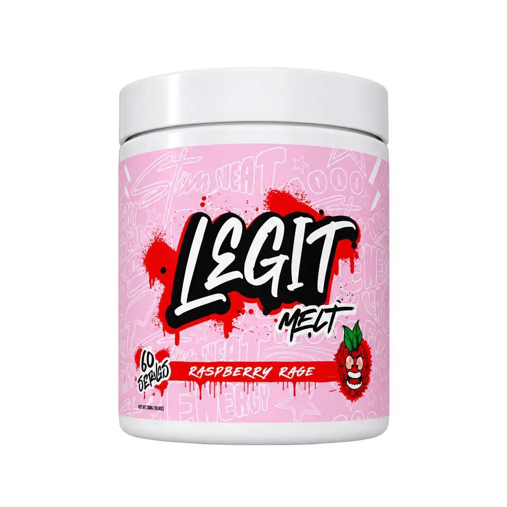 Legit Melt Raspberry Rage on clean white background