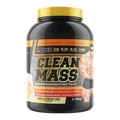 Max's Clean Mass supplement container with a yellow and black label on a white background