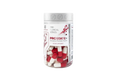 A clear plastic bottle of Prostate+ capsules from Pro Clinical Series, showing red and white capsules inside, set against a light gray background.