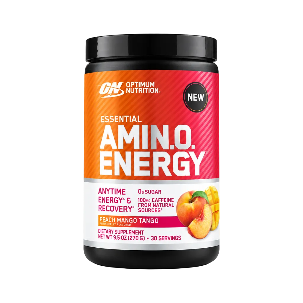 Peach Mango Tango Amino Energy at the Green Apple reference scale