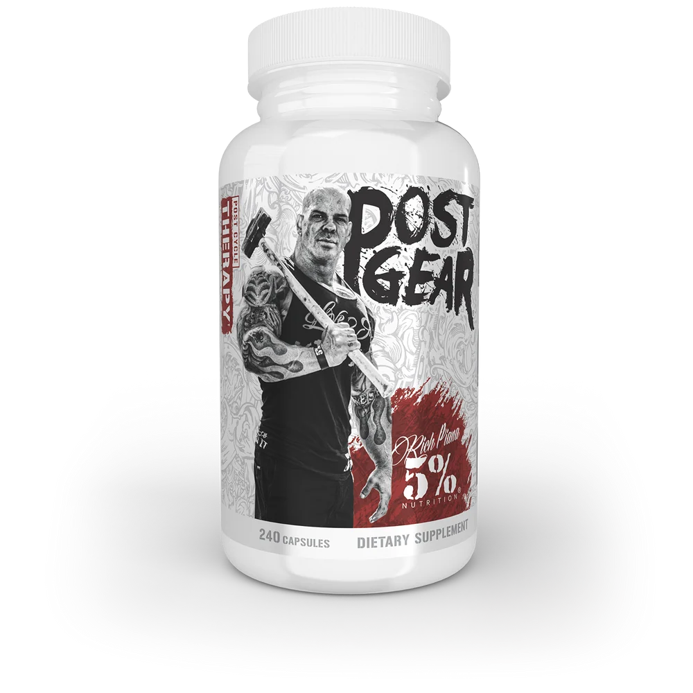 Rich Piana 5% Nutrition Post Gear Post Cycle Therapy 240 Capsules