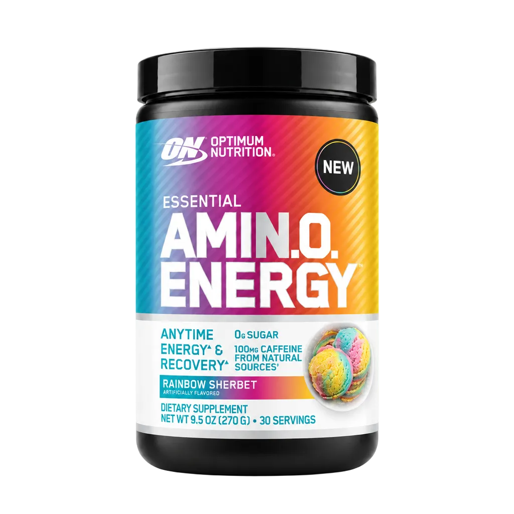 Rainbow Sherbet in the newer Amino Energy packaging style