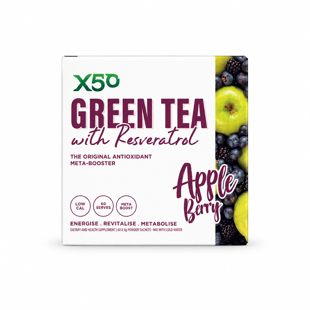X50 Resveratrol Apple Berry Green Tea